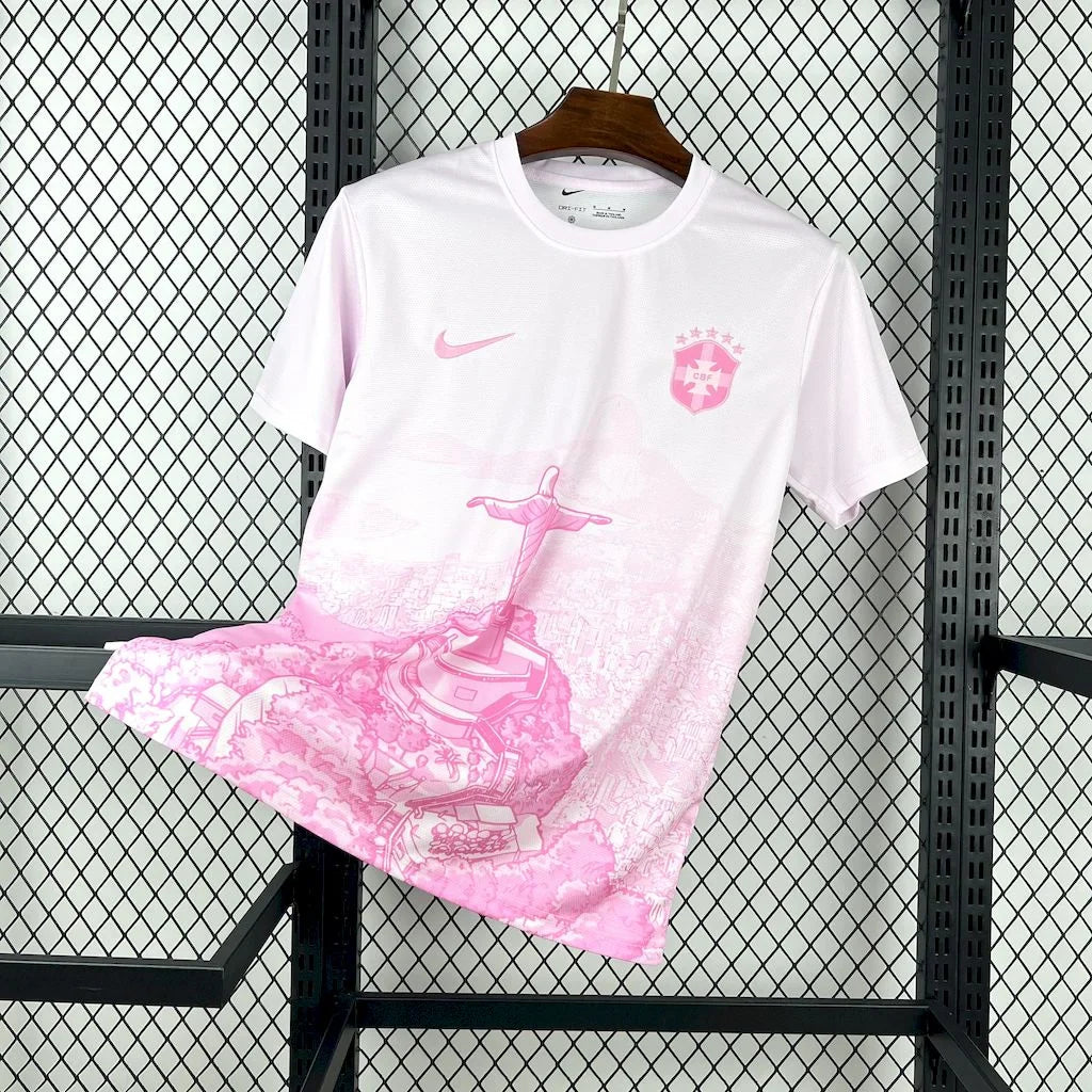 2025 Brazil Special Edition Pink Football Shirt