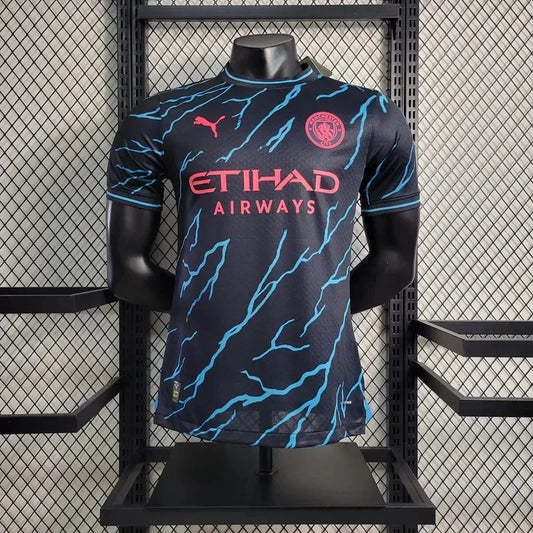 2023/2024 Manchester City Third Away Football Shirt - Player Version