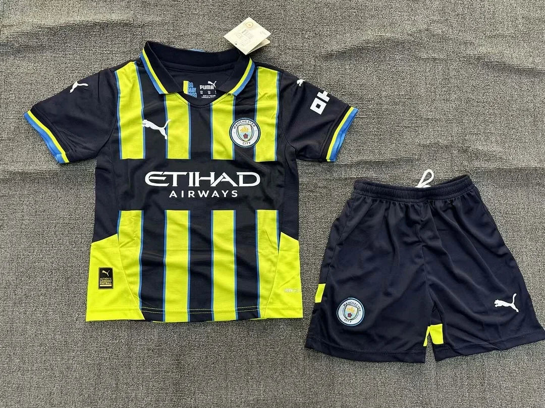 2024/2025 Manchester City Away Football Shirt Kids Size