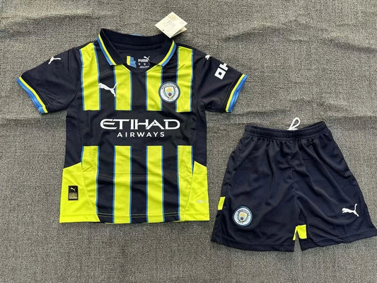 2024/2025 Manchester City Away Football Shirt Kids Size