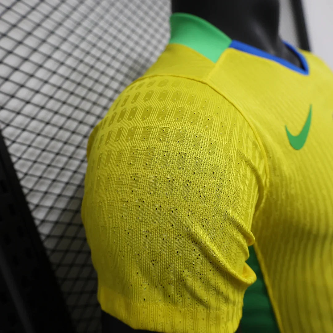 2025 Brazil Home Football Shirt - Player Version