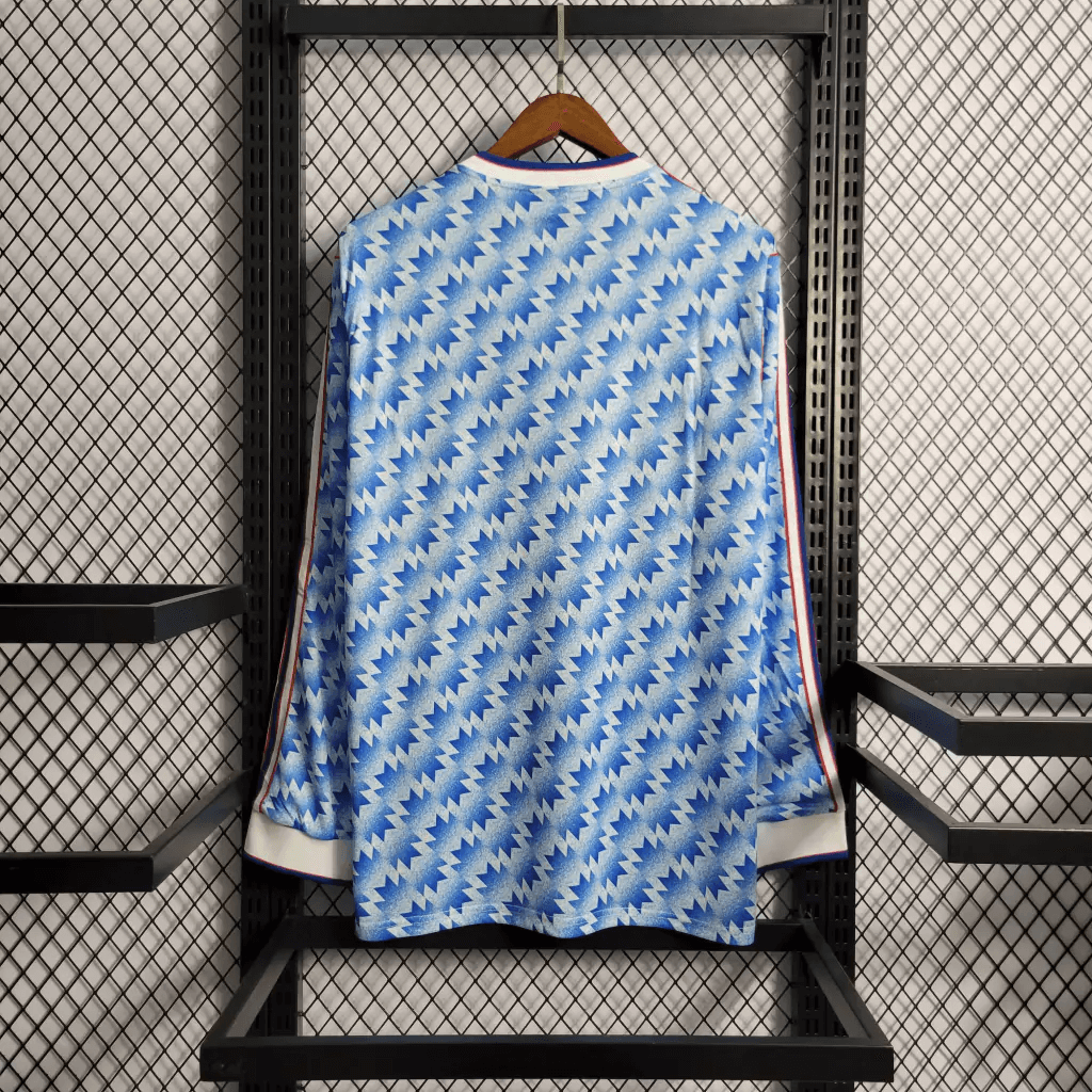 1990/1992 Retro Long Sleeve Manchester United Away Football Shirt