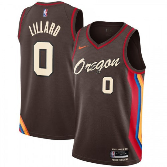 Portland Trail Blazers Nike Brown 20/21 Swingman Player Jersey–City Edition