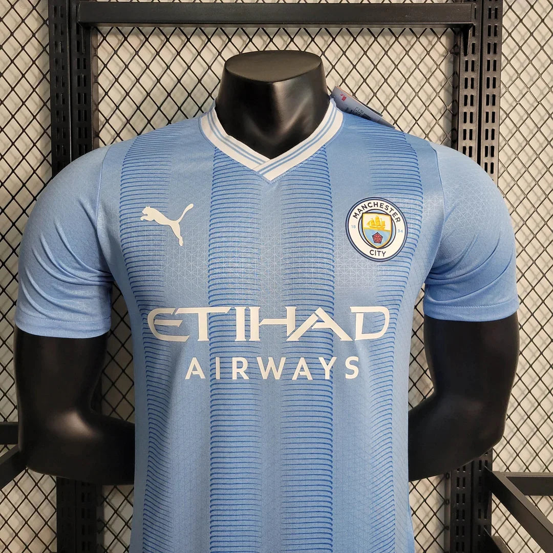 2023/2024 Manchester City Home Football Shirt - Player Version