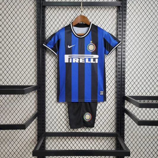 2009/2010 Retro Inter Milan Home Football Shirt Kids Size