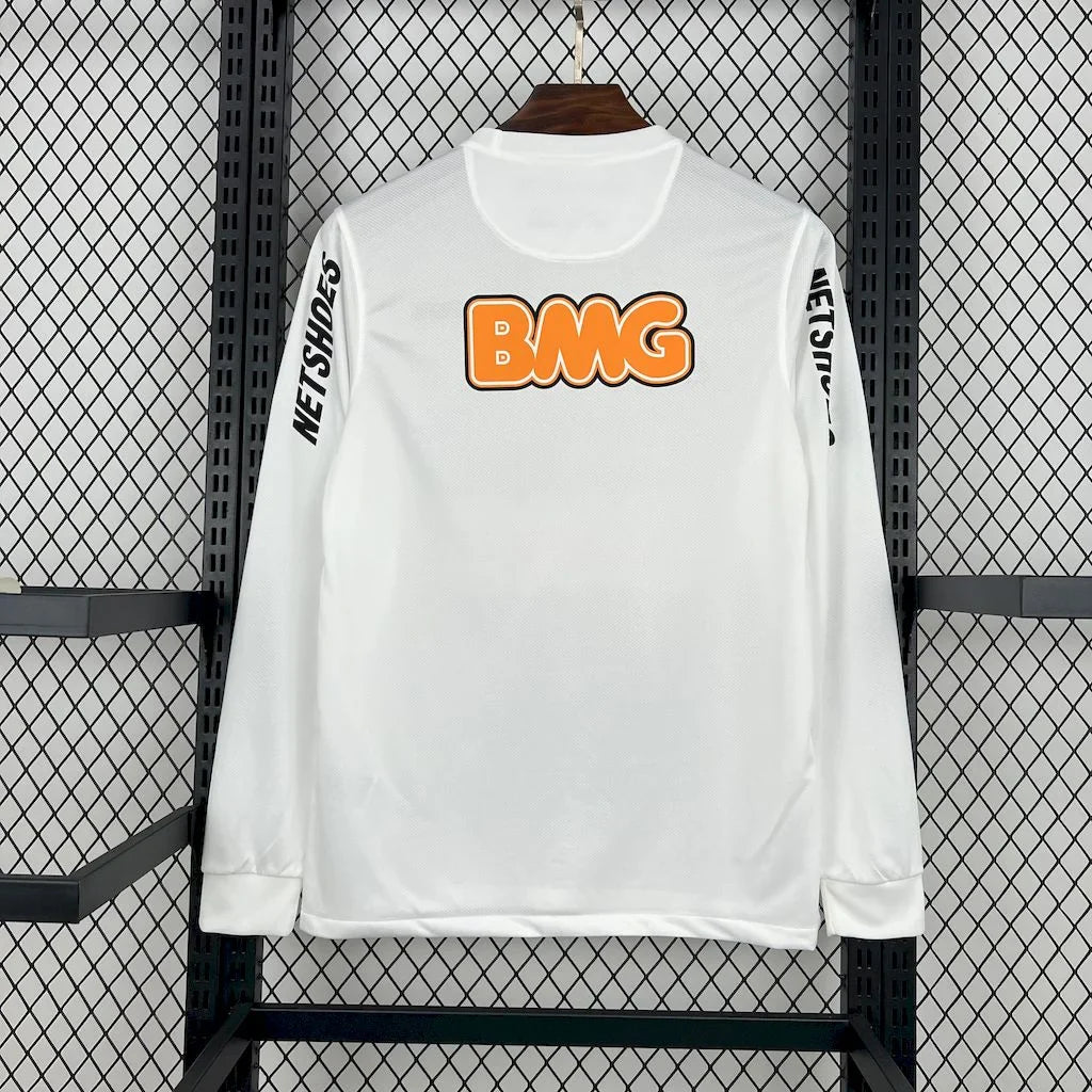 2011/2012 Retro Long Sleeve Santos Away Football Shirt