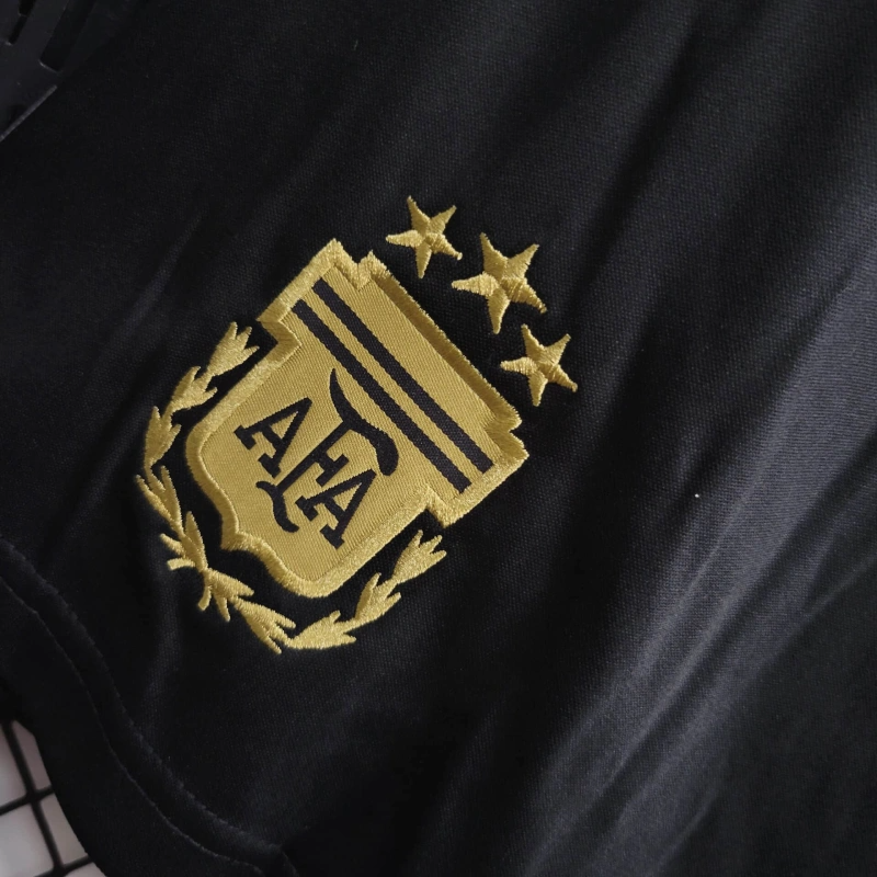 2024 Argentina Home Black Shorts