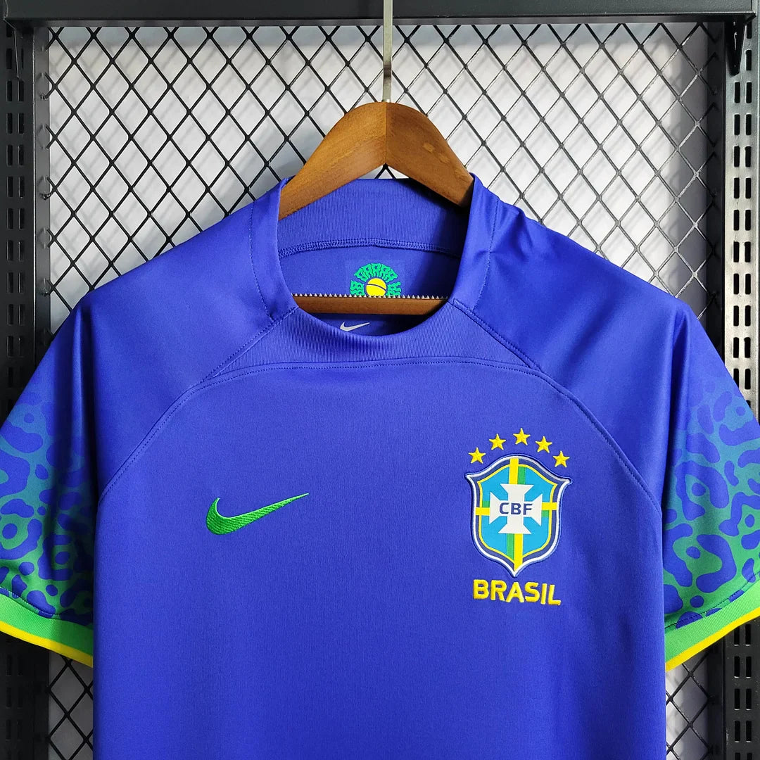 2022 World Cup Brazil Away Football Shirt