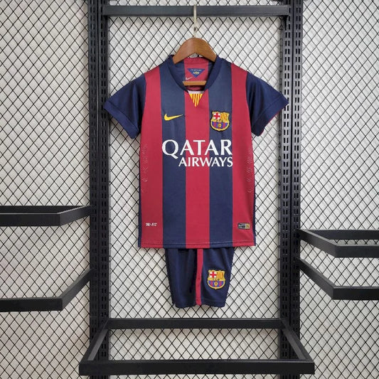 2014/2015 Retro Barcelona Home Football Shirt Kids Size