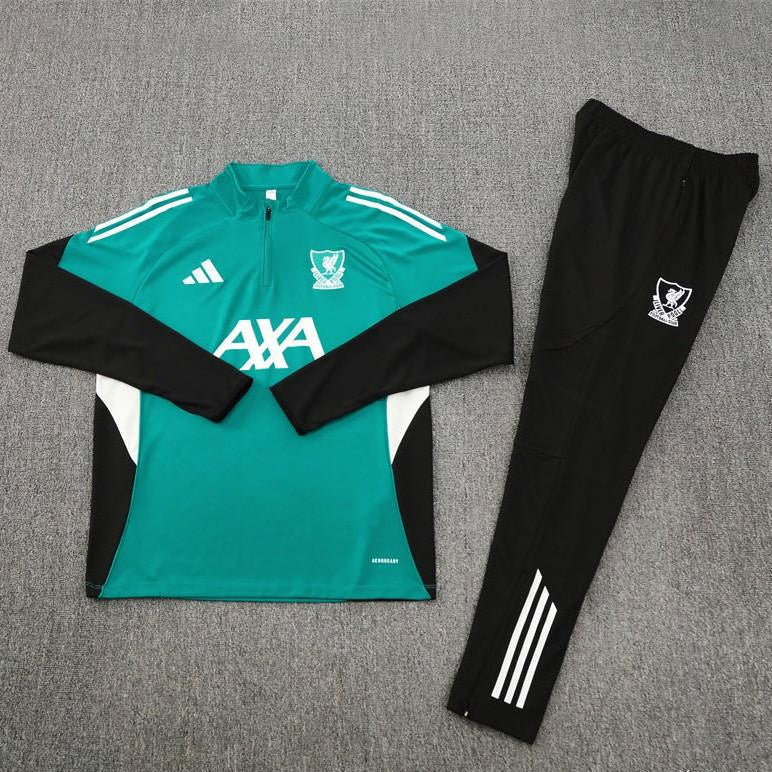 2025/2026 Liverpool Green Half-Pull Tracksuit