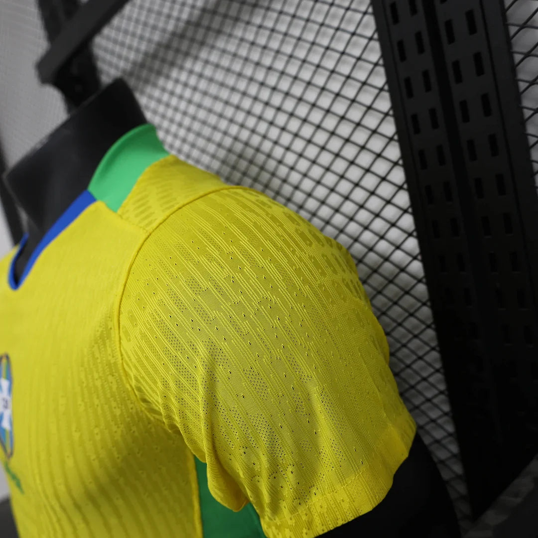 2025 Brazil Home Football Shirt - Player Version