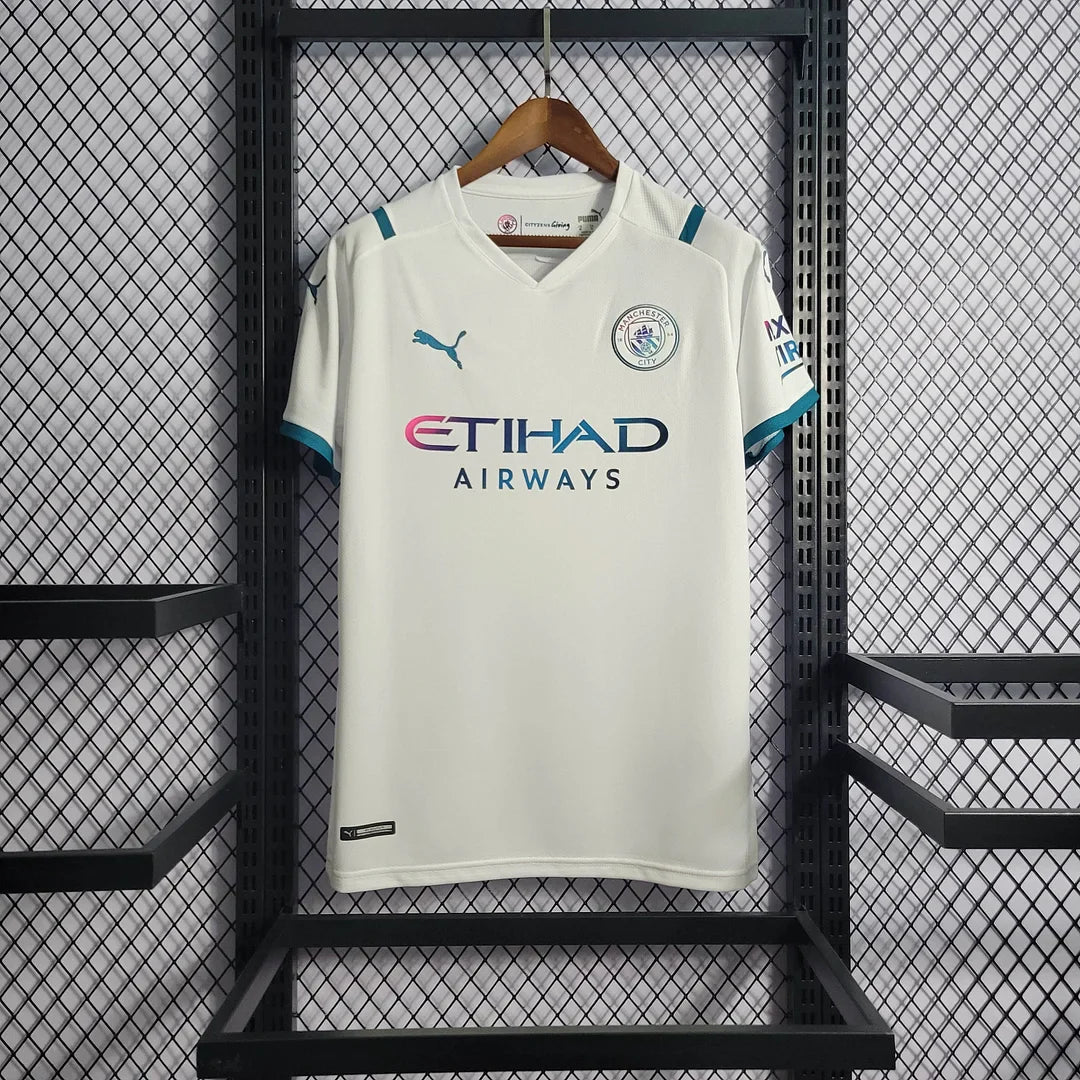 2021/2022 Retro Manchester City Football Shirt