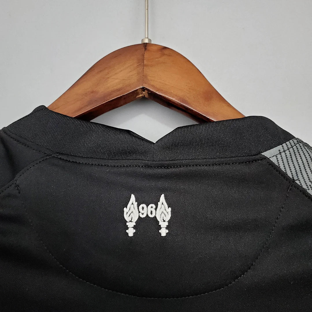 2021/2022 Retro Liverpool Goalkeeper Black Football Shirt