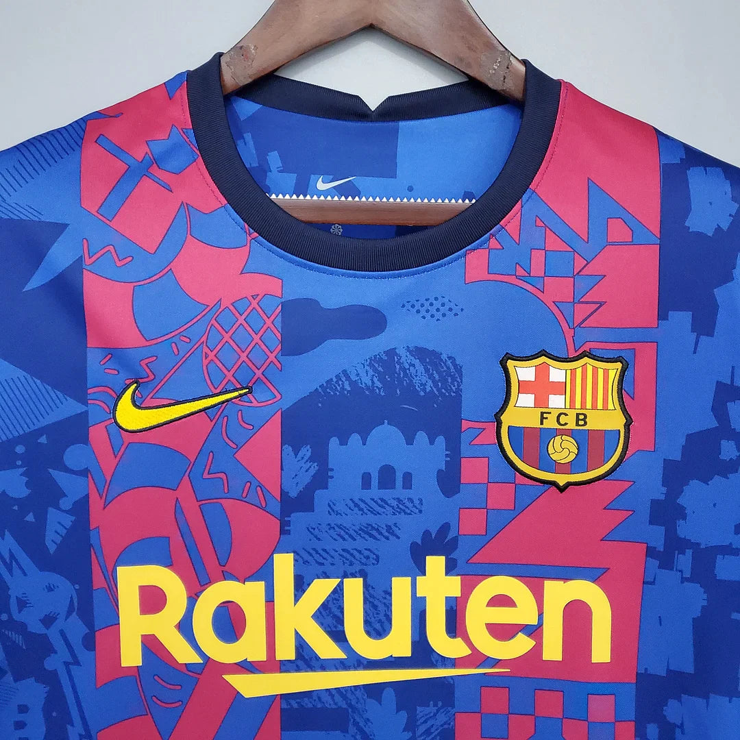 2021 / 2022 Retro Barcelona Football Third Kit Shirt