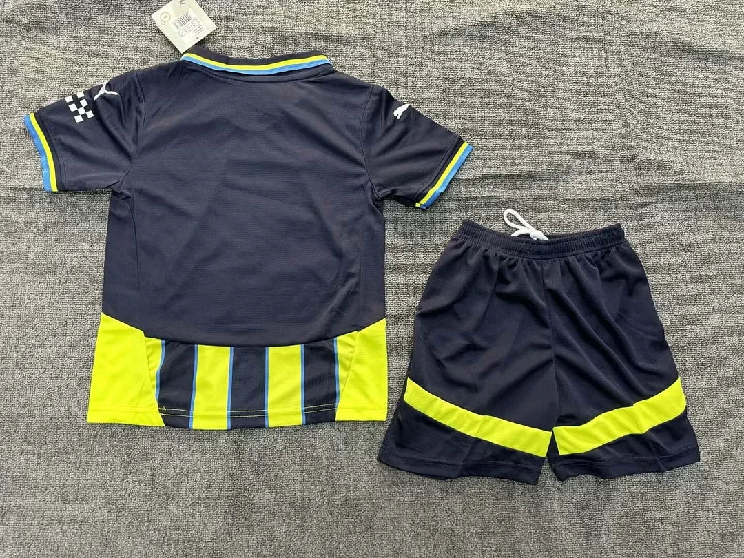 2024/2025 Manchester City Away Football Shirt Kids Size