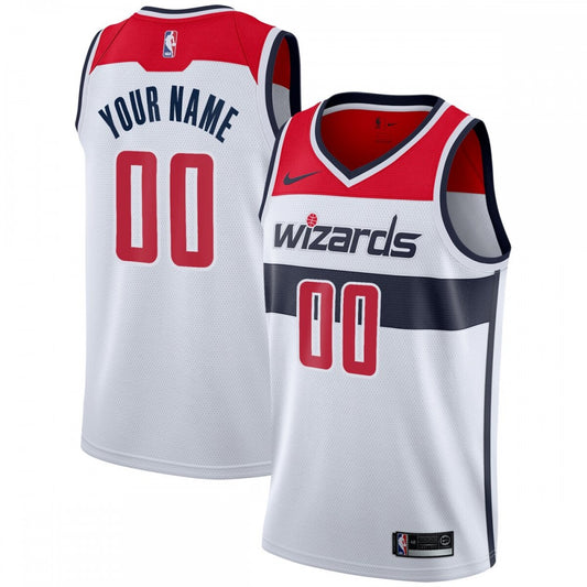 Washington Wizards Nike Unisex 2022/23 Swingman Custom Jersey White - Association Edition