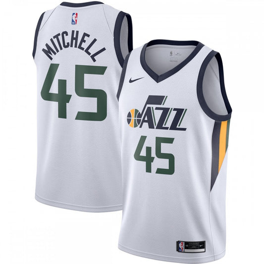 Utah Jazz Nike 2020/21 Swingman Custom Jersey - Association Edition - White