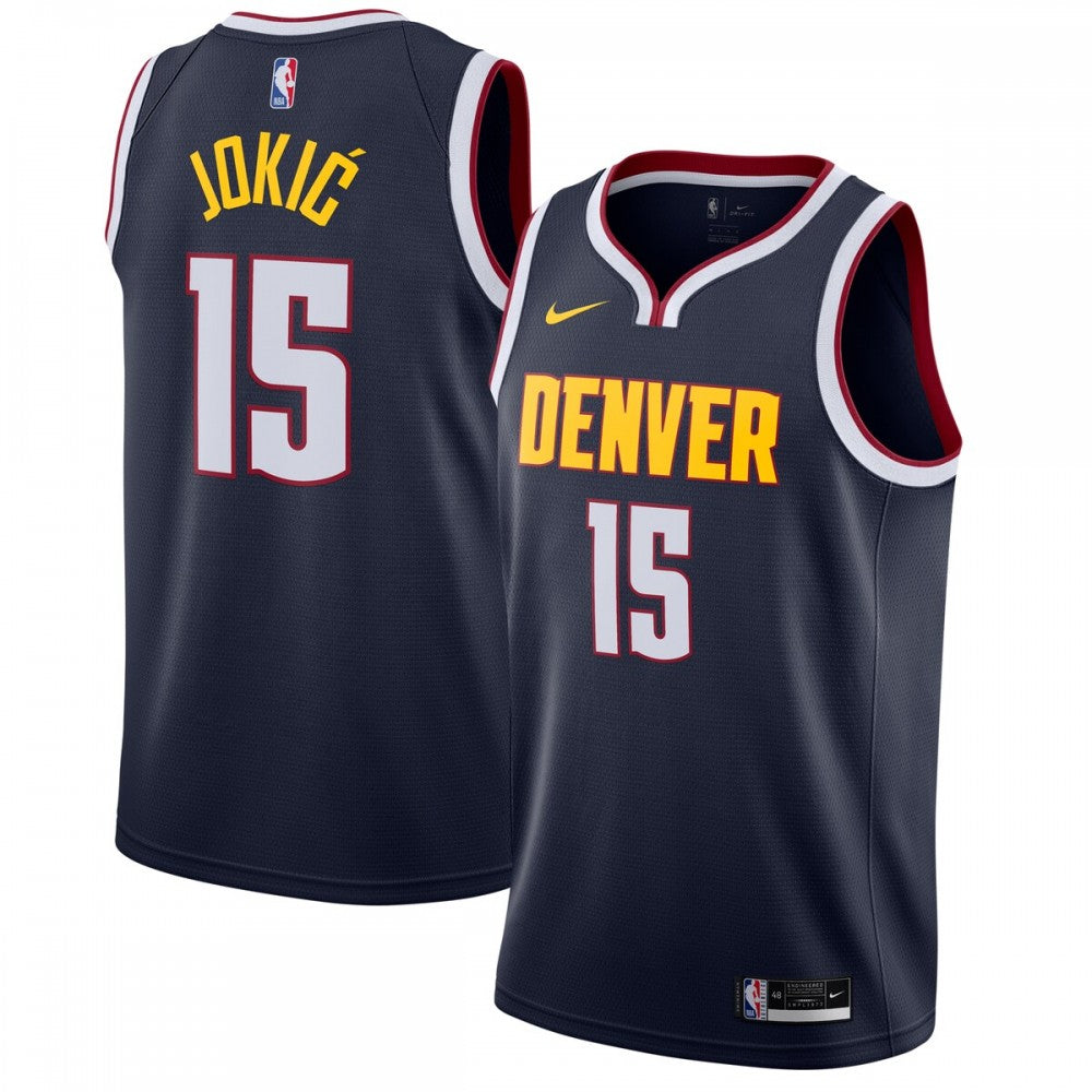 Denver Nuggets Nike 2021/22 Swingman Custom Jersey - Icon Edition - Navy