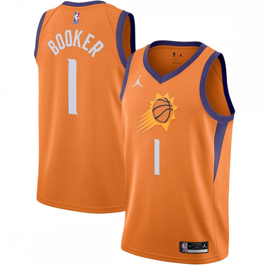 Phoenix Suns Jordan Brand Swingman Custom Jersey - Statement Edition - Orange