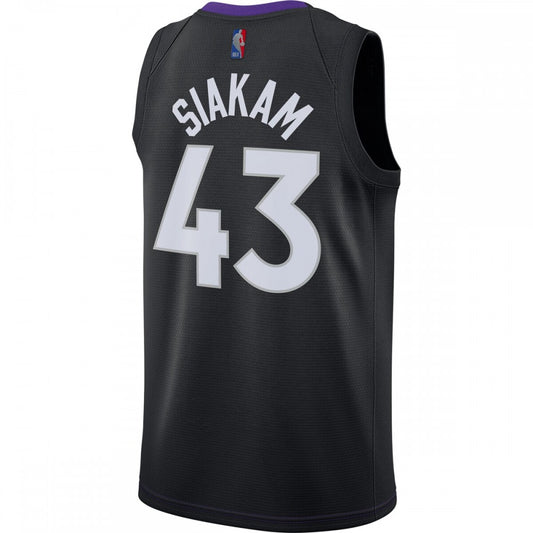 Toronto Raptors Nike 2020/21 Swingman Player Jersey Black/Purple - Earned Edition