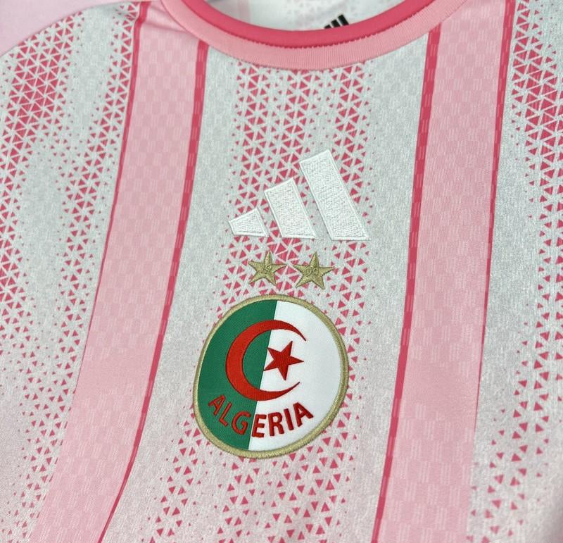 2026 Algeria World Cup Pre-Match Pink Football Shirt
