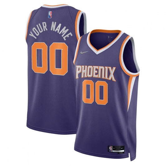 Phoenix Suns Nike Unisex 2022/23 Swingman Custom Jersey Purple - Icon Edition