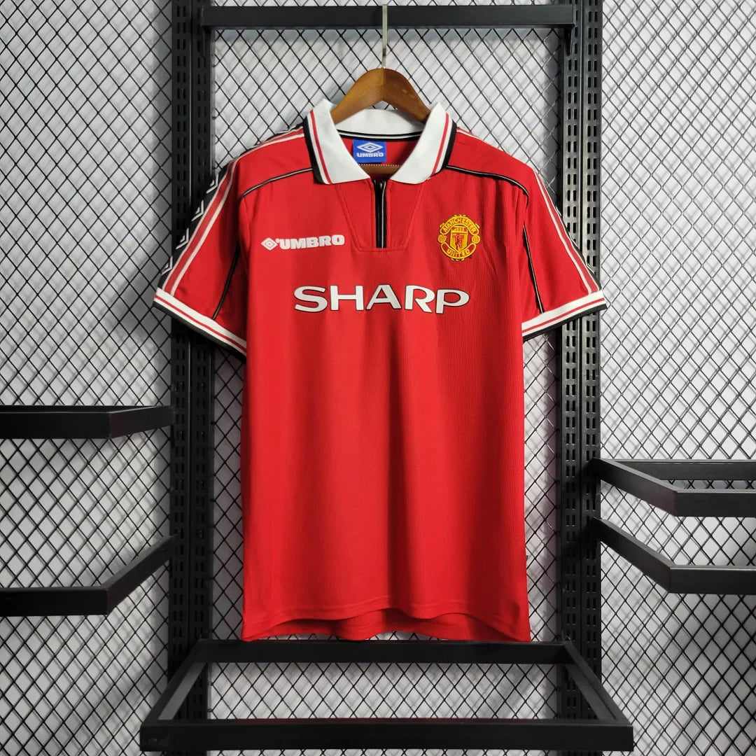 1998/1999 Retro Manchester United Home Football Shirt