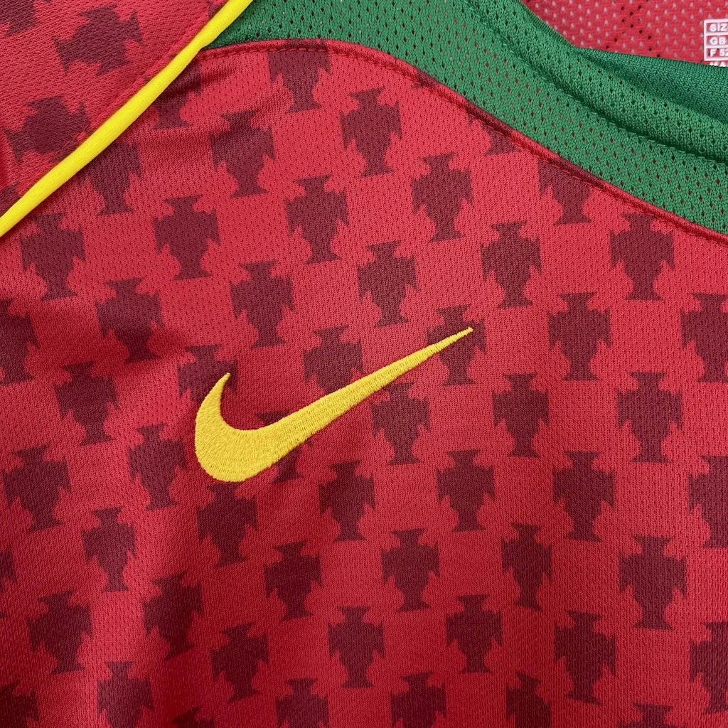 2004 Retro Portugal Home Football Shirt