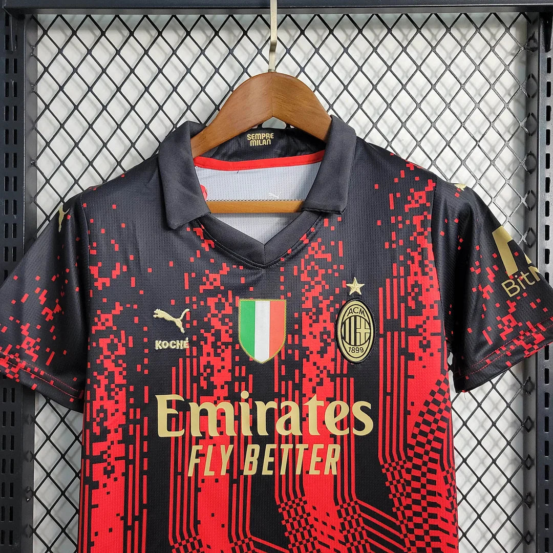 2022/2023 AC Milan Fourth Away Football Shirt Kids Size