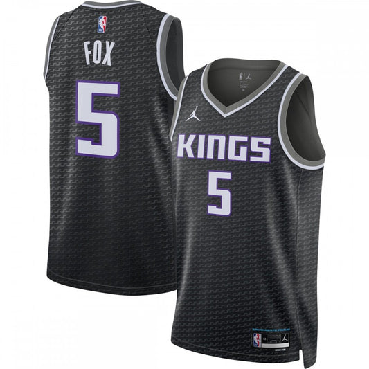 Sacramento Kings Jordan Brand Unisex 2022/23 Swingman Custom Jersey - Statement Edition - Black