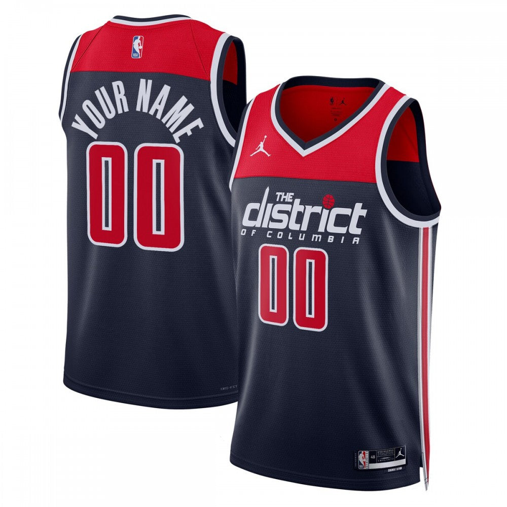 Washington Wizards Nike 2019/20 Custom Swingman Jersey Navy - Statement Edition