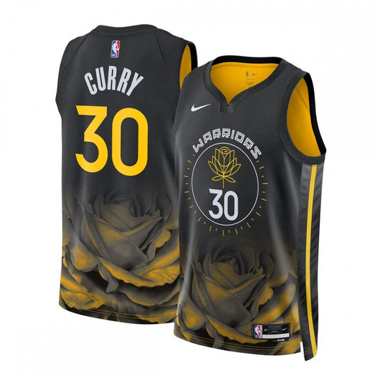 Golden State Warriors Nike Unisex 2022/23 Swingman Custom Jersey - City Edition - Black