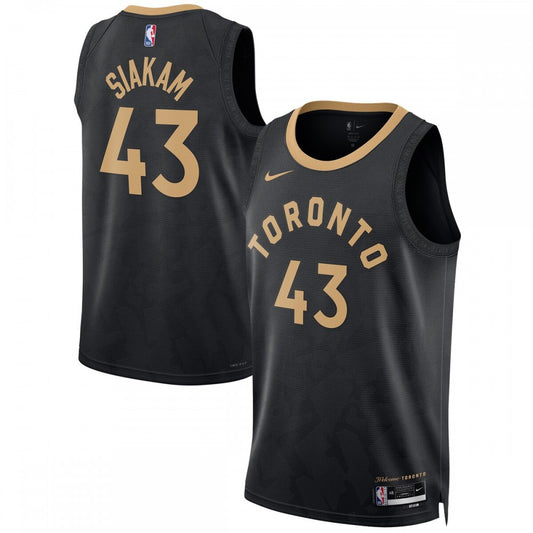 Toronto Raptors Nike Unisex 2022/23 Swingman Custom Jersey - City Edition - Black