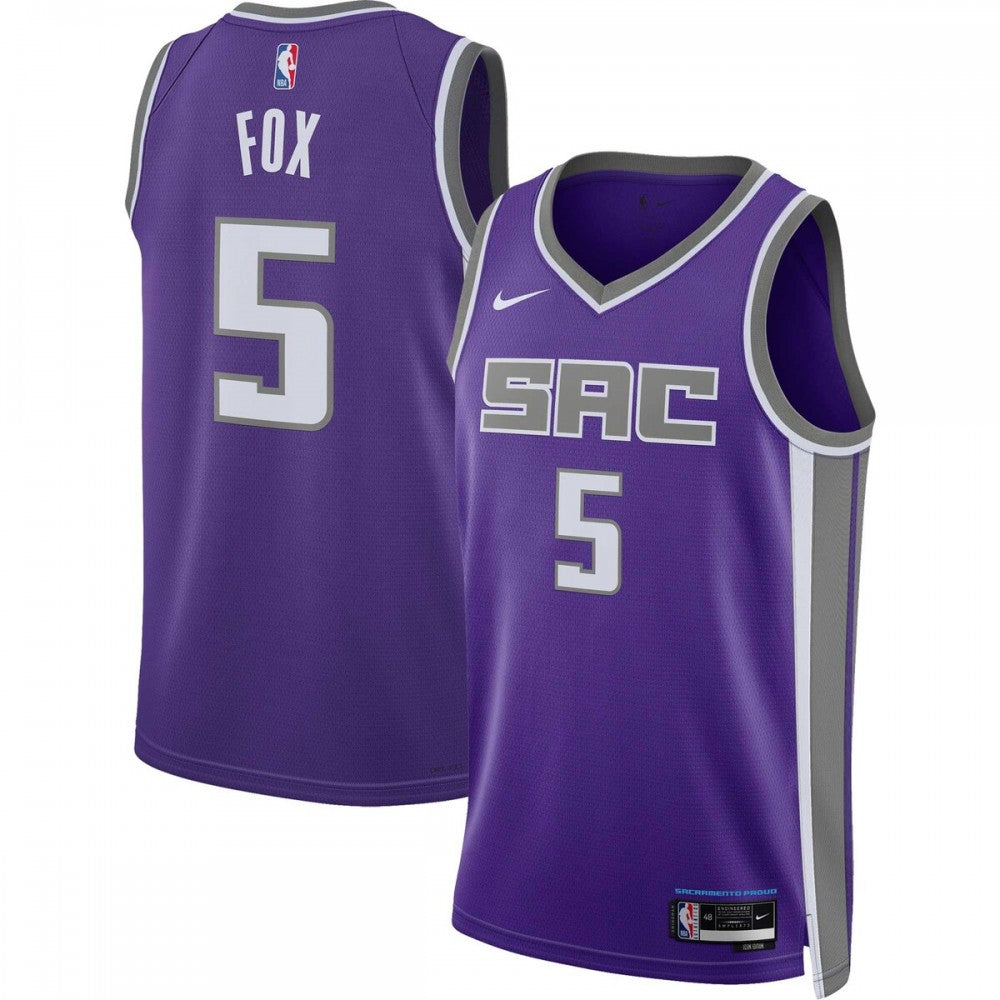 Sacramento Kings Nike Unisex 2022/23 Swingman Custom Jersey Purple - Icon Edition
