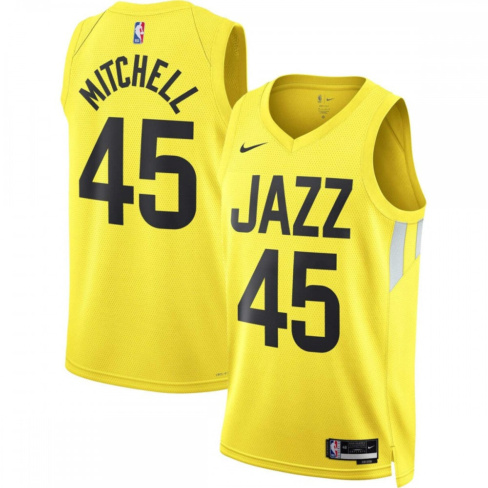 Utah Jazz Nike Unisex 2022/23 Swingman Custom Jersey Gold - Icon Edition