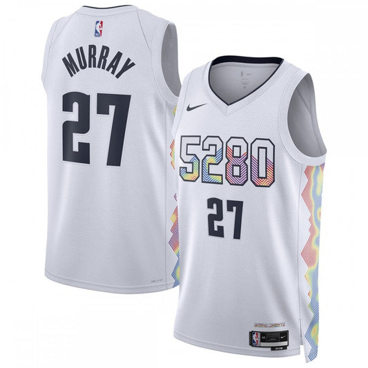 Denver Nuggets Nike Unisex 2024/25 Custom Swingman Jersey - City Edition - White