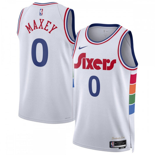Philadelphia 76ers Nike Unisex 2024/25 Custom Swingman Jersey - City Edition - White