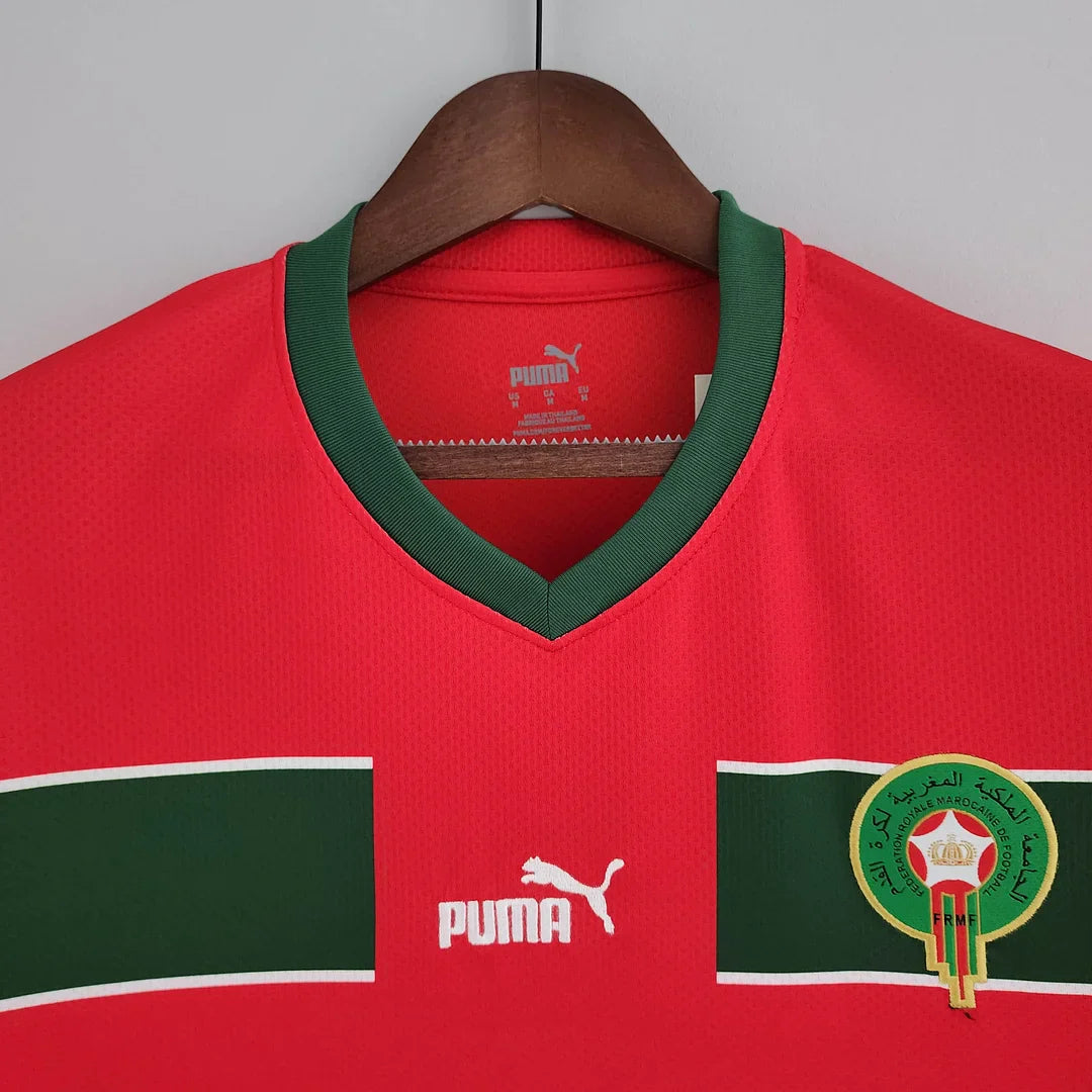 2022 FIFA World Cup Morocco National Team Home Football Shirt