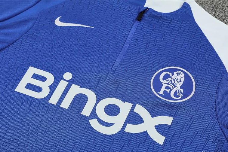 2025/2026 Chelsea Half-Pull Tracksuit Blue