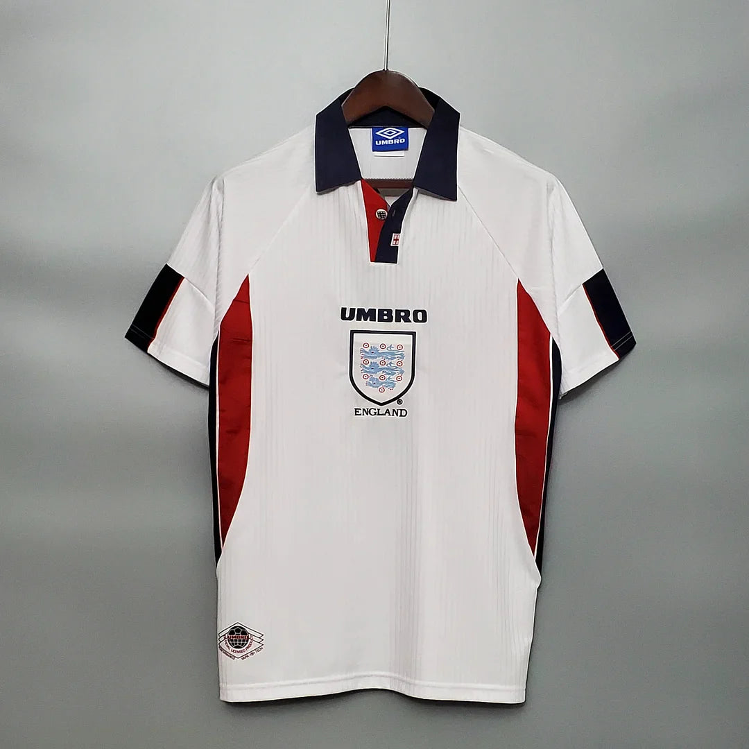 1998 Retro England Home Football Shirt