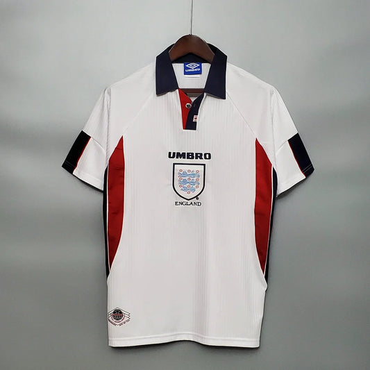 1998 Retro England Home Football Shirt