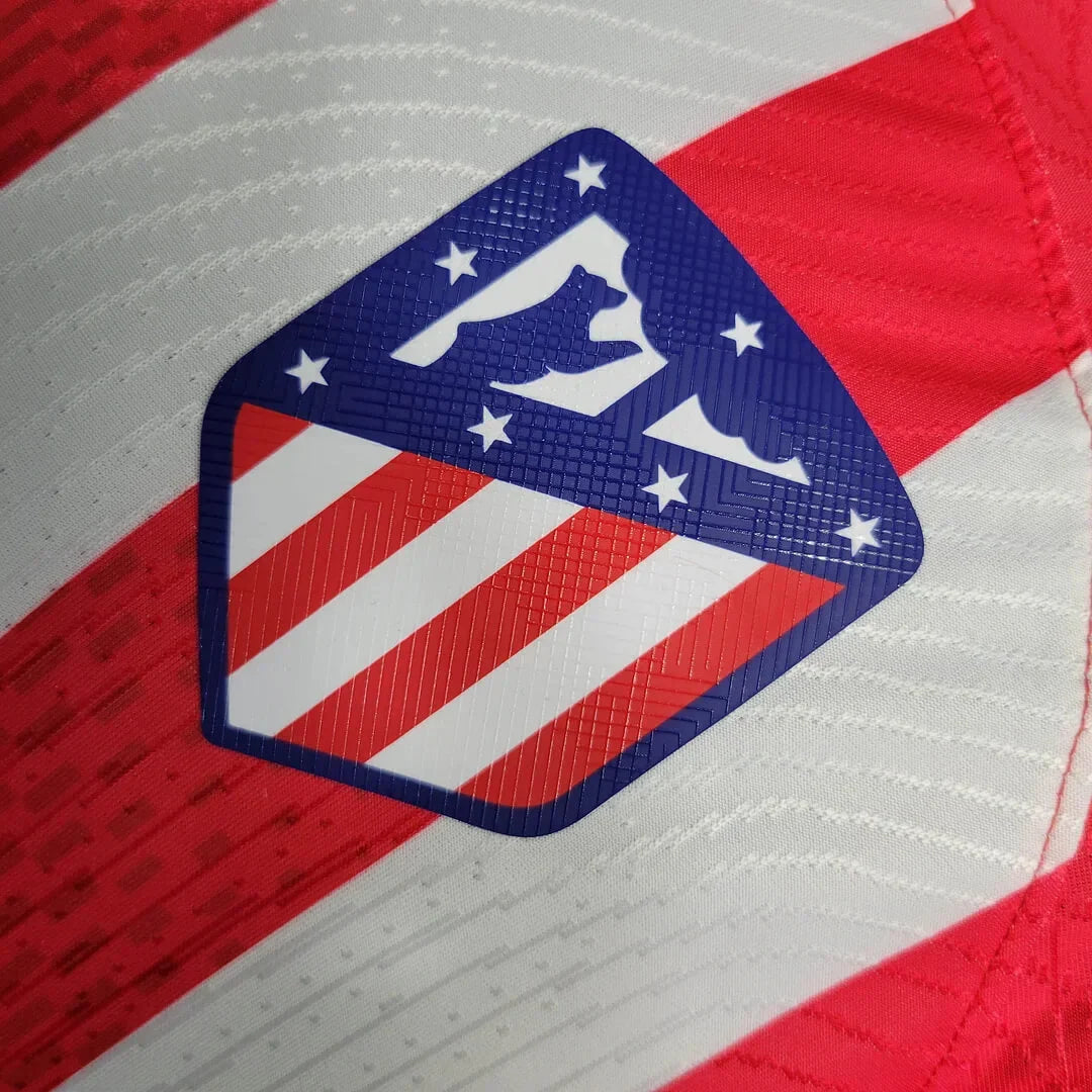 2023/2024 Atletico Madrid Home Football Shirt - Player Version