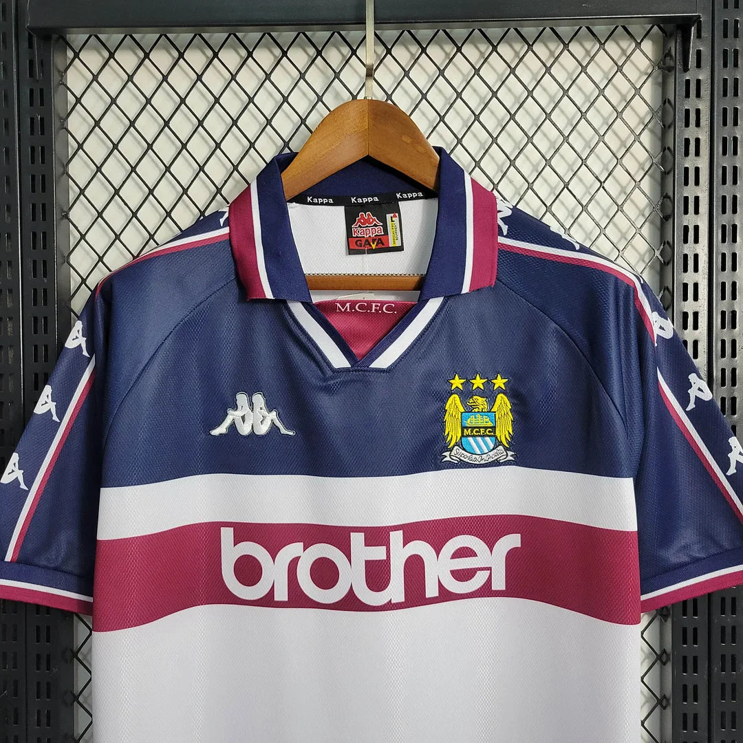 1997/1998 Retro Manchester City Away Football Shirt
