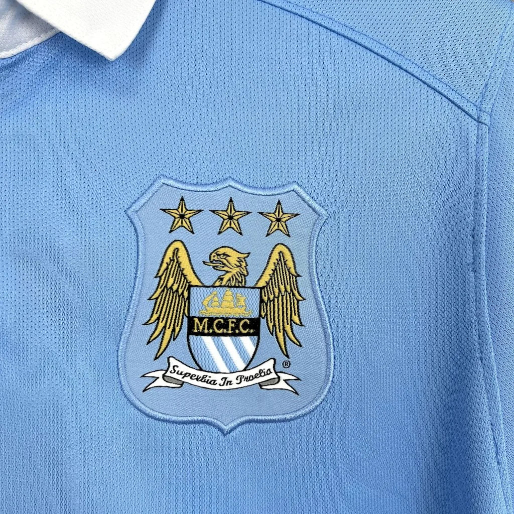 2015/2016 Retro Manchester City Home Football Shirt