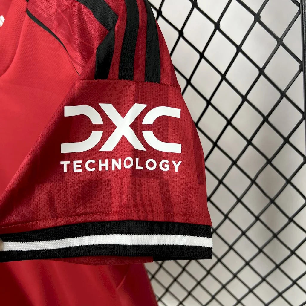 2025/2026 Manchester United Home Football Shirt Kids Size