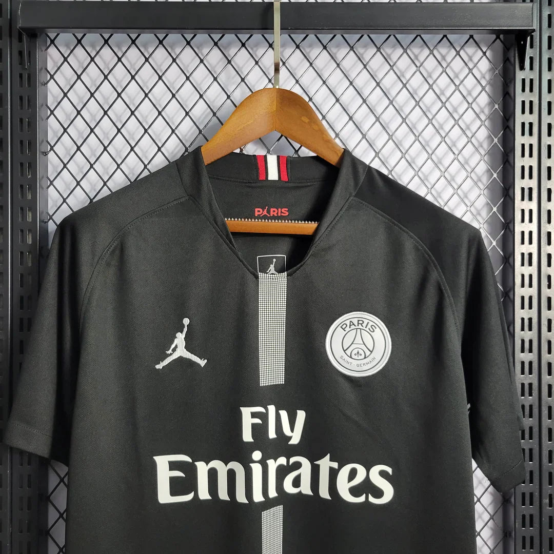 2018/2019 Retro Psg Paris Saint-Germain Black Football Shirt