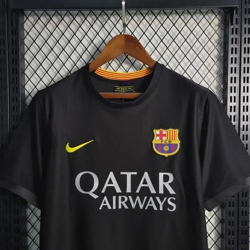 2013/2014 Retro Barcelona Black Football Shirt