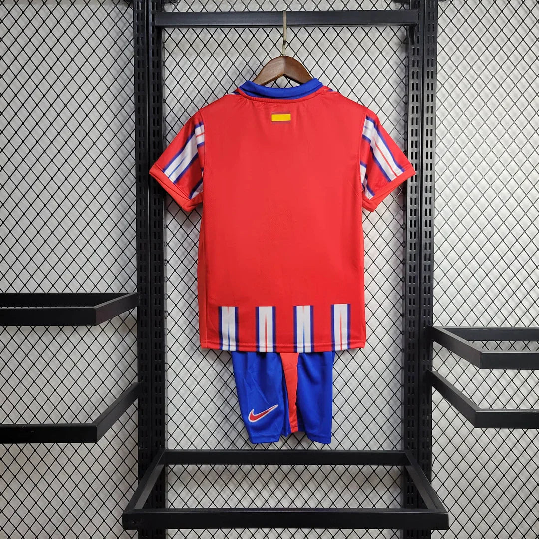 2024/2025 Atletico Madrid Home Football Shirt Kids Size