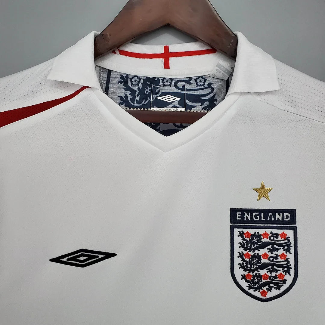 2006 Retro England Home Football Shirt