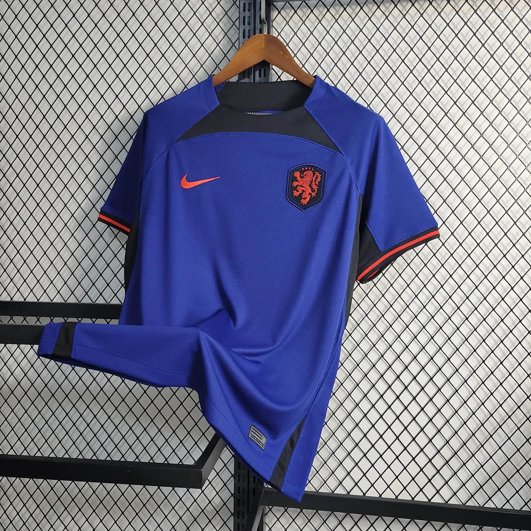 2022 FIFA World Cup Netherlands National Team Away Football Shirt
